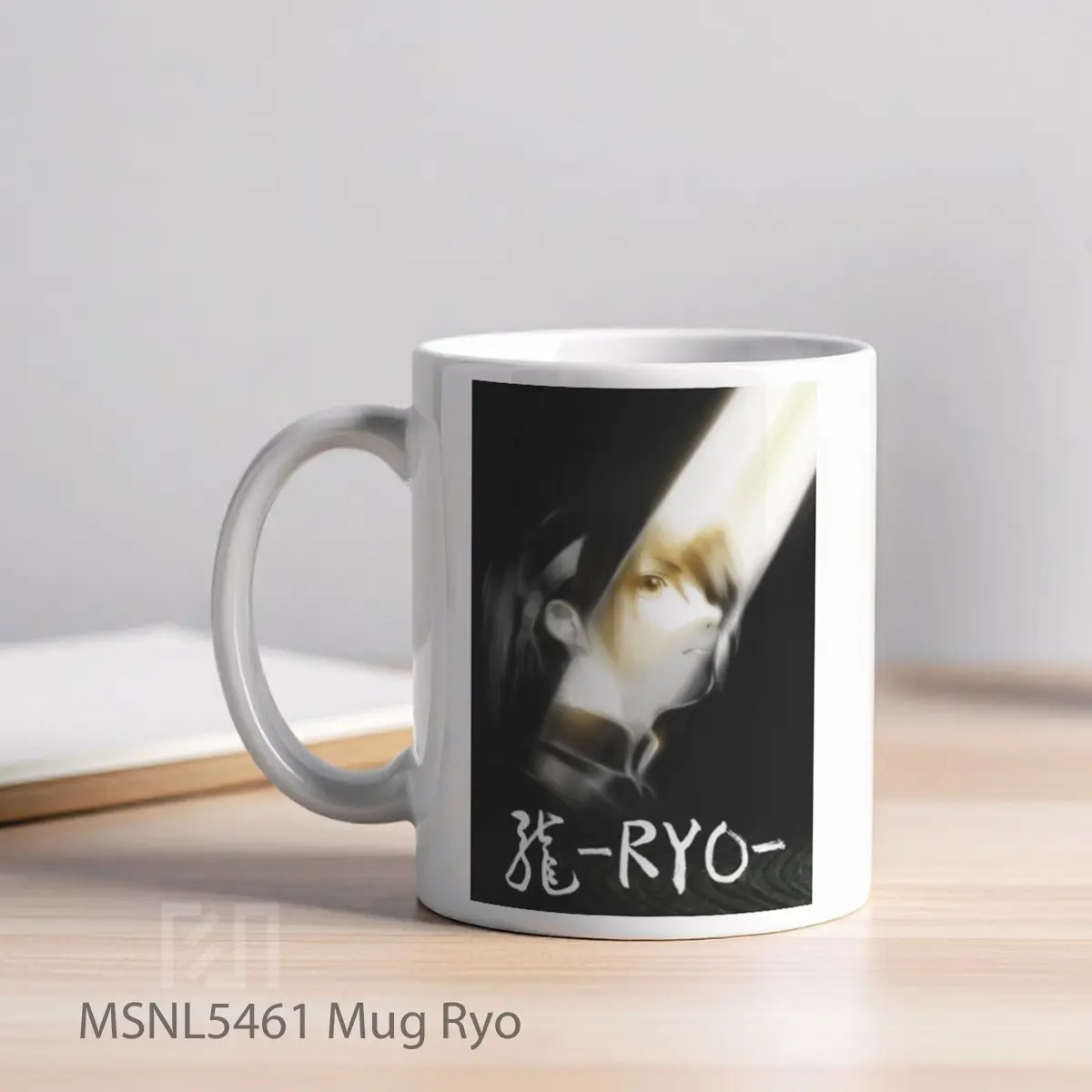 Mug Ryo Gelas Keramik Tema Film MSNL5461 - Tampak Kiri