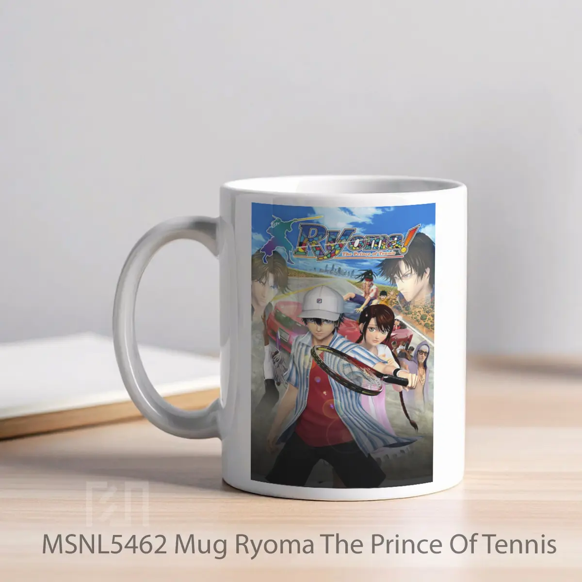 Mug Ryoma The Prince Of Tennis Gelas Keramik Tema Film MSNL5462 - Tampak Kiri