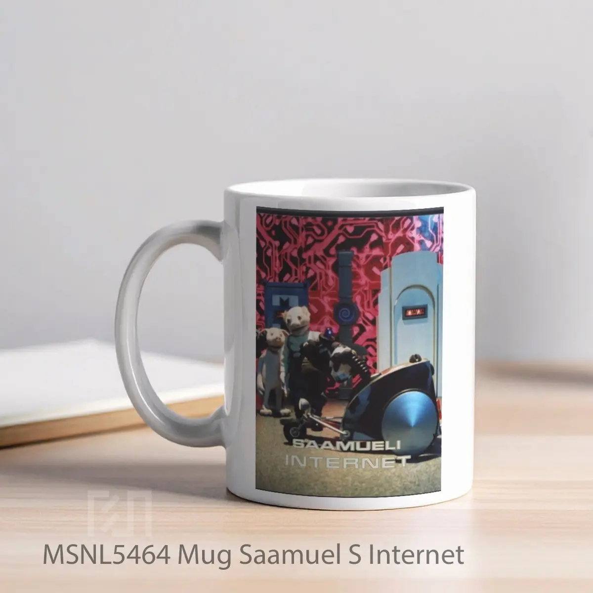 Mug Saamuel S Internet Gelas Keramik Tema Film MSNL5464 - Tampak Kiri