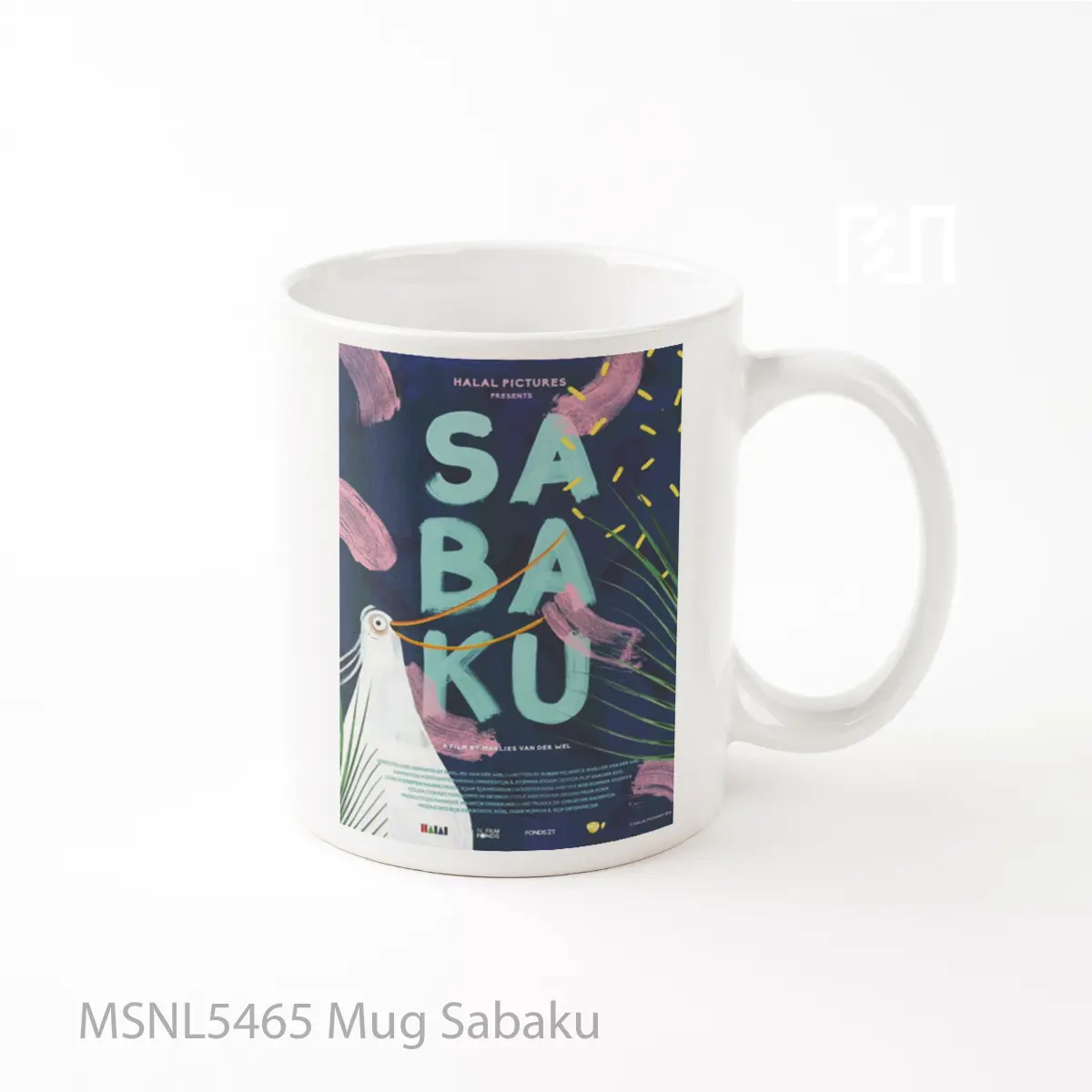 Mug Sabaku Gelas Keramik Tema Film MSNL5465