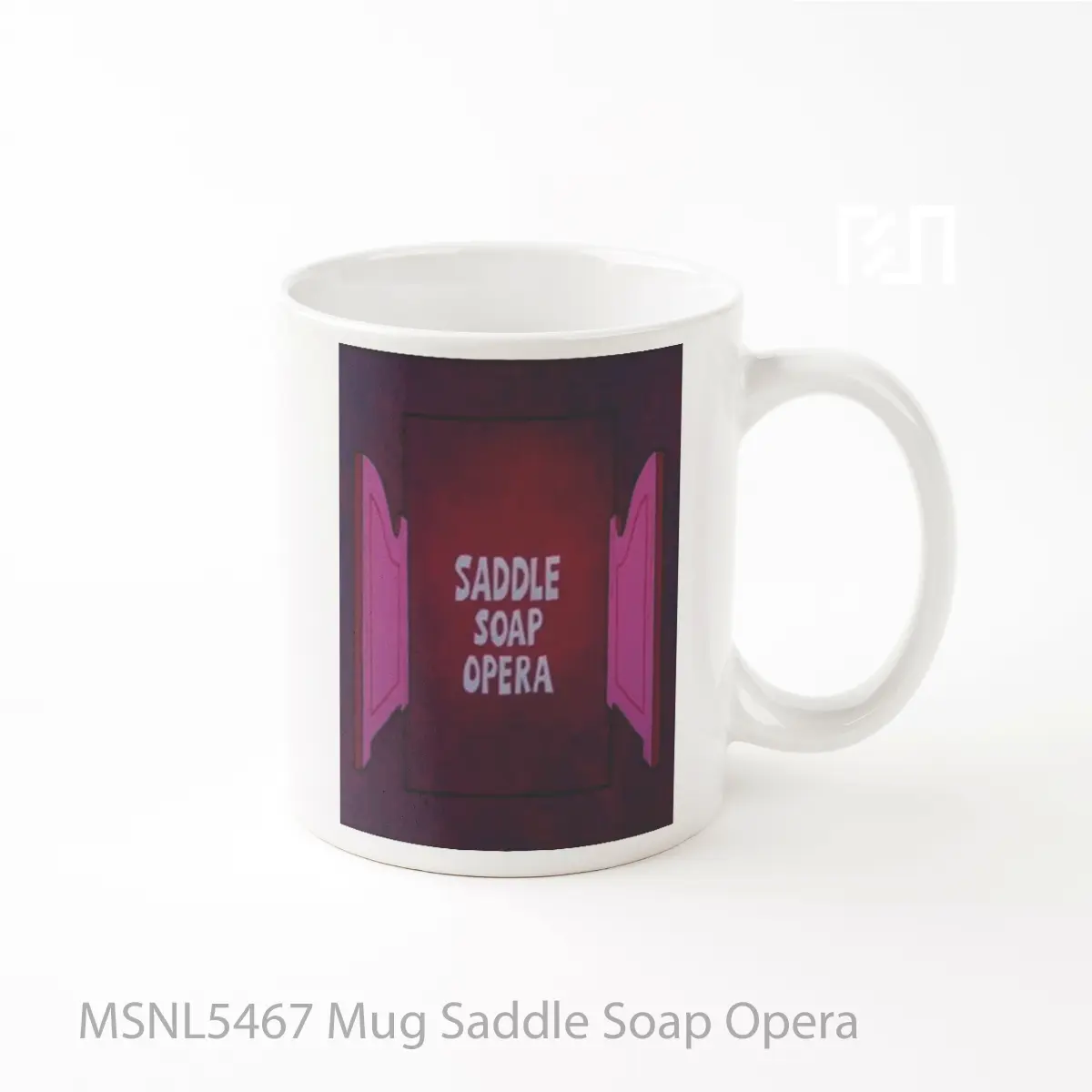 Mug Saddle Soap Opera Gelas Keramik Tema Film MSNL5467