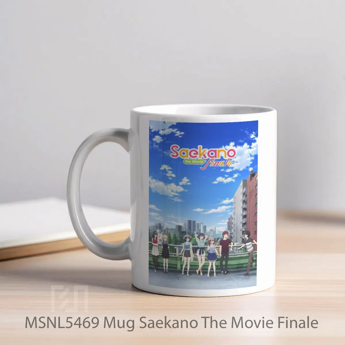Mug Saekano The Movie Finale Gelas Keramik Tema Film MSNL5469 - Tampak Kiri
