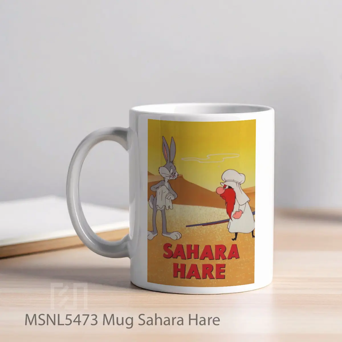 Mug Sahara Hare Gelas Keramik Tema Film MSNL5473 - Tampak Kiri