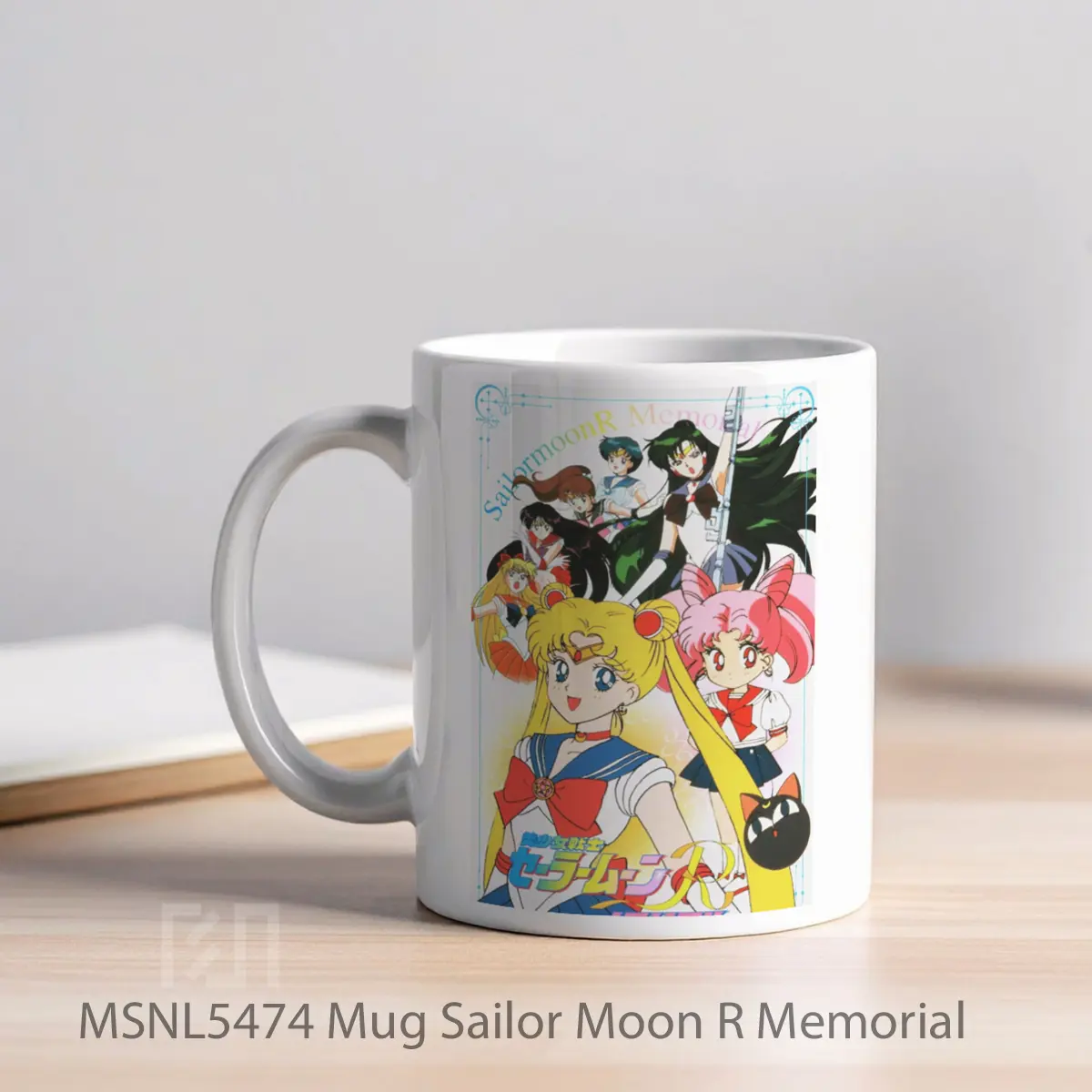Mug Sailor Moon R Memorial Gelas Keramik Tema Film MSNL5474 - Tampak Kiri