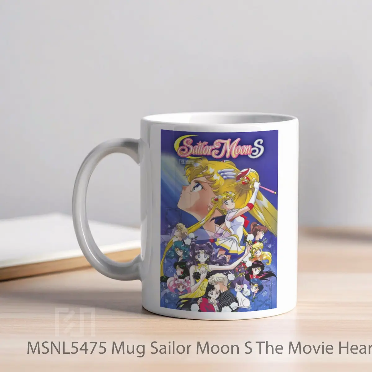 Mug Sailor Moon S The Movie Hearts In Ice Gelas Keramik Tema Film MSNL5475 - Tampak Kiri