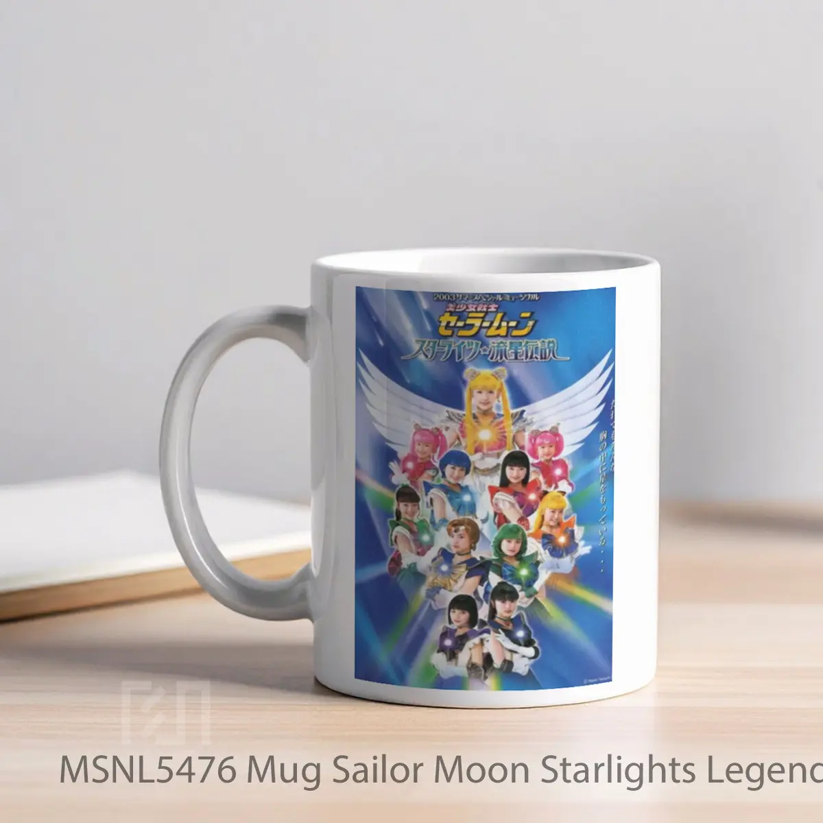Mug Sailor Moon Starlights Legend Of The Shooting Stars Gelas Keramik Tema Film MSNL5476 - Tampak Kiri
