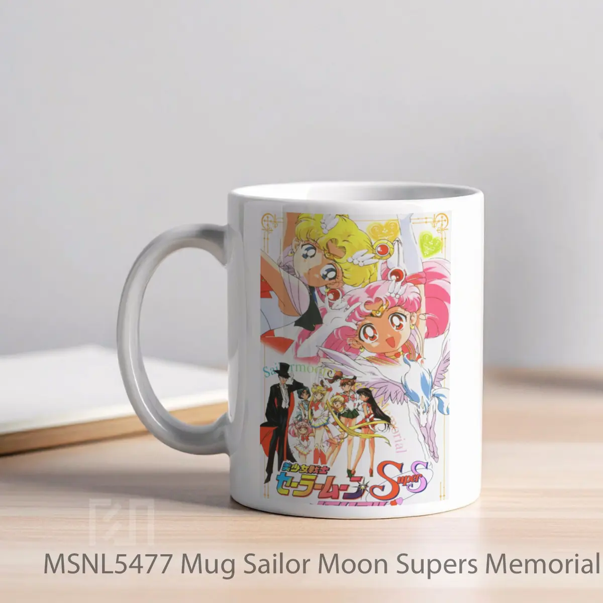 Mug Sailor Moon Supers Memorial Gelas Keramik Tema Film MSNL5477 - Tampak Kiri