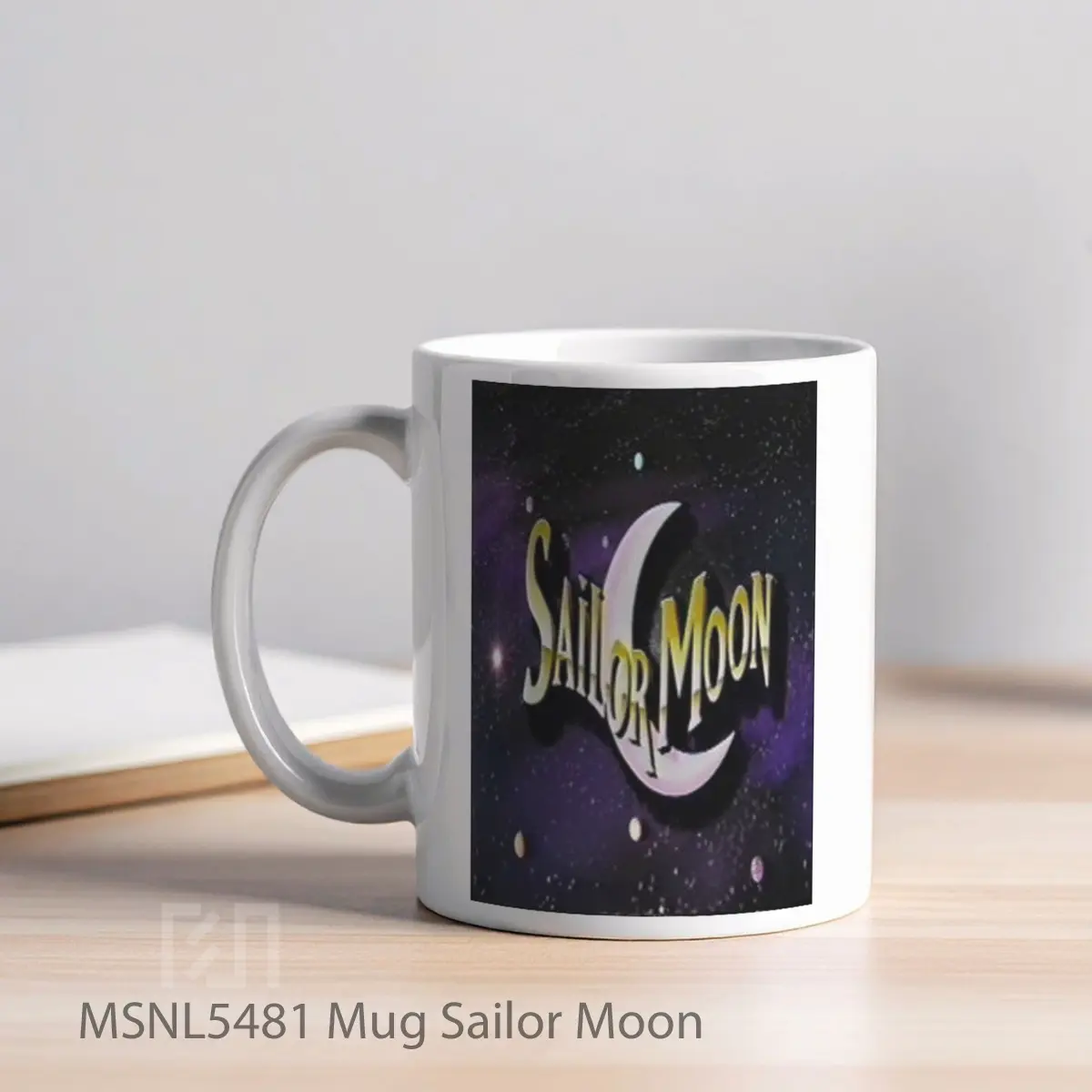 Mug Sailor Moon Gelas Keramik Tema Film MSNL5481 - Tampak Kiri