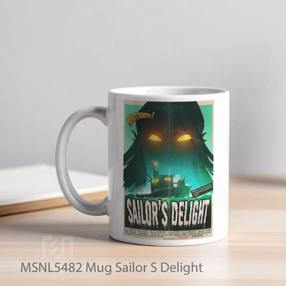Mug Sailor S Delight Gelas Keramik Tema Film MSNL5482 - Tampak Kiri
