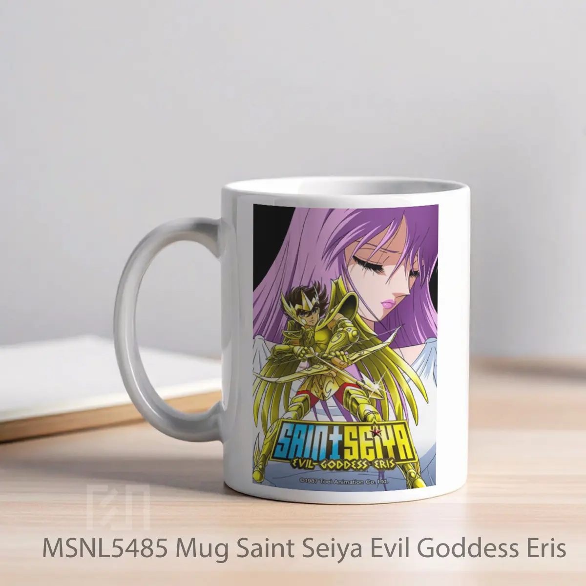 Mug Saint Seiya Evil Goddess Eris Gelas Keramik Tema Film MSNL5485 - Tampak Kiri
