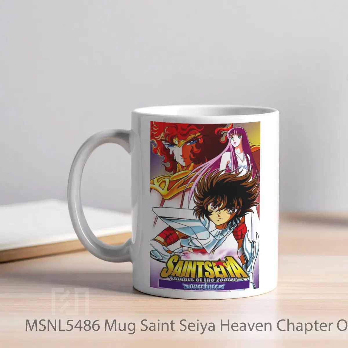 Mug Saint Seiya Heaven Chapter Overture Gelas Keramik Tema Film MSNL5486 - Tampak Kiri