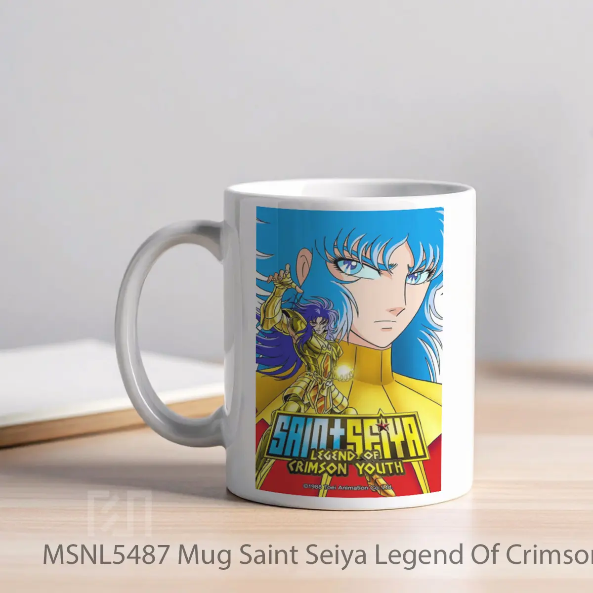 Mug Saint Seiya Legend Of Crimson Youth Gelas Keramik Tema Film MSNL5487 - Tampak Kiri