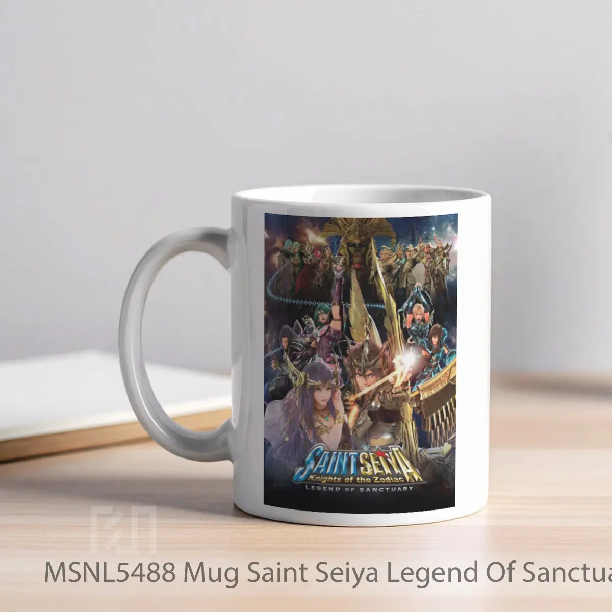 Mug Saint Seiya Legend Of Sanctuary Gelas Keramik Tema Film MSNL5488 - Tampak Kiri
