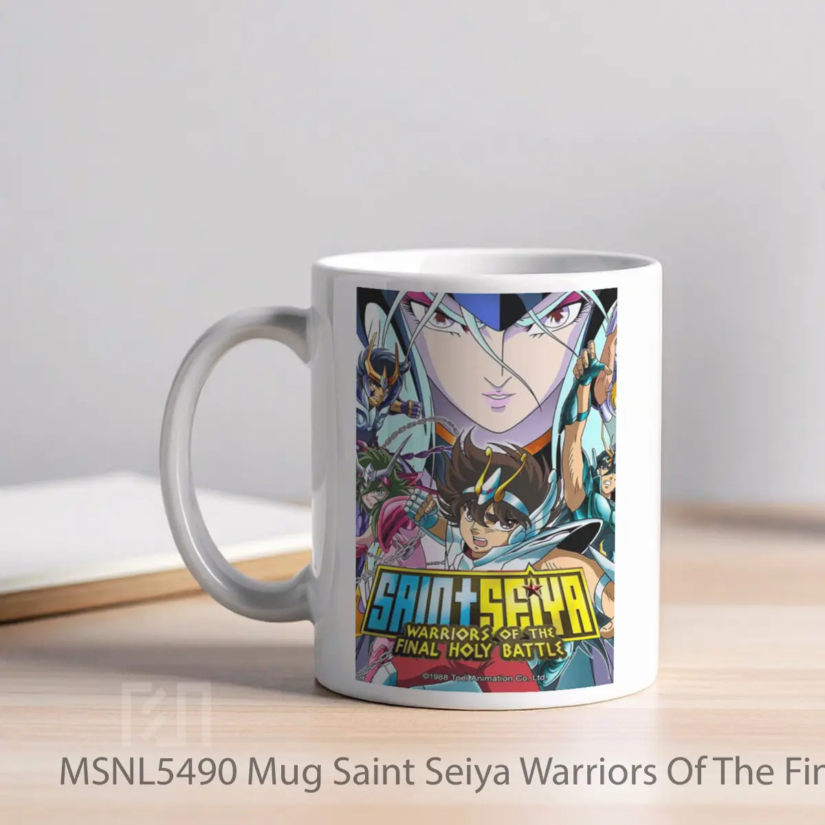 Mug Saint Seiya Warriors Of The Final Holy Battle Gelas Keramik Tema Film MSNL5490 - Tampak Kiri