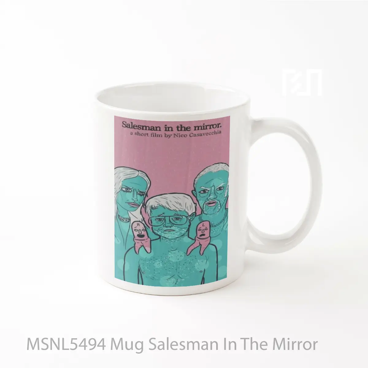Mug Salesman In The Mirror Gelas Keramik Tema Film MSNL5494