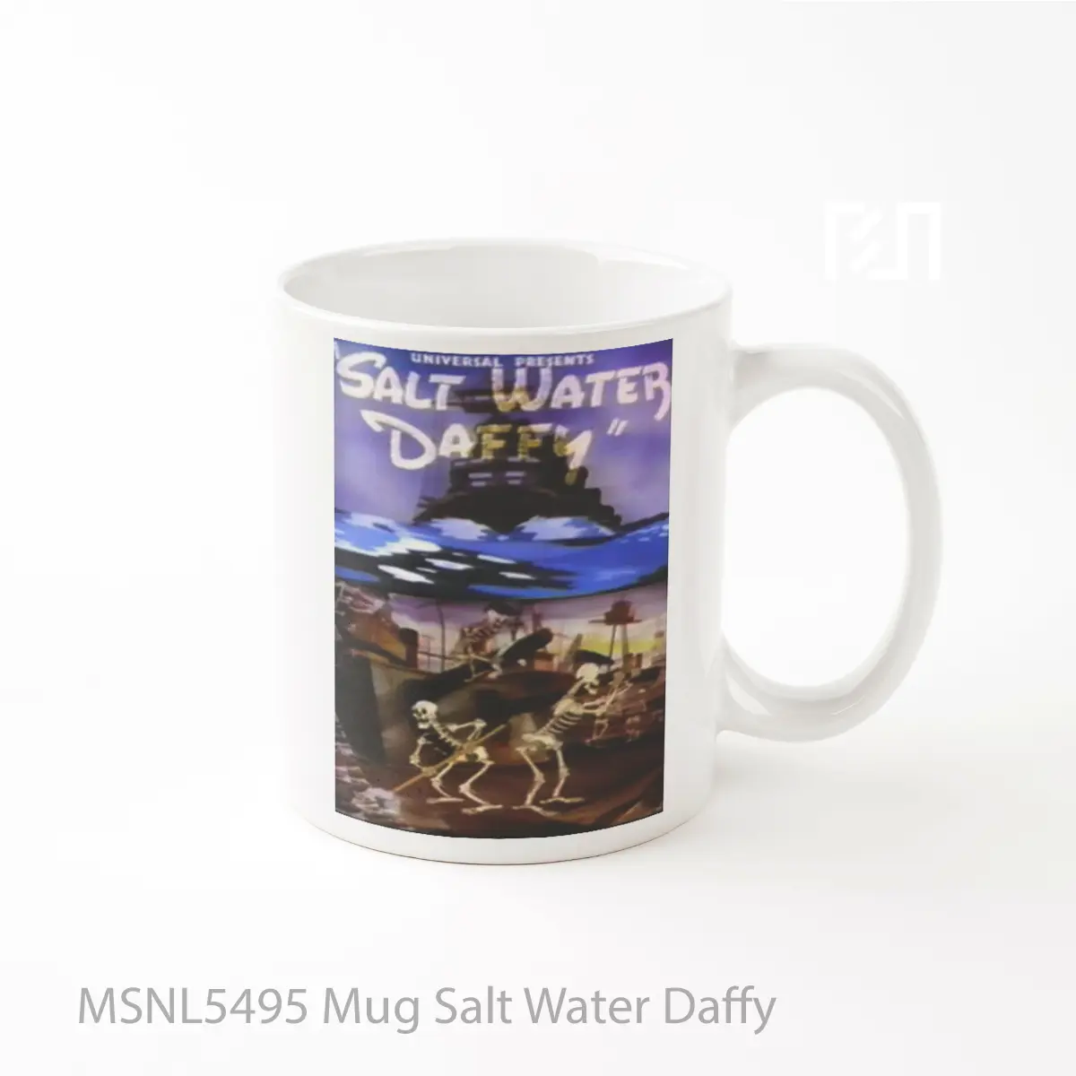 Mug Salt Water Daffy Gelas Keramik Tema Film MSNL5495