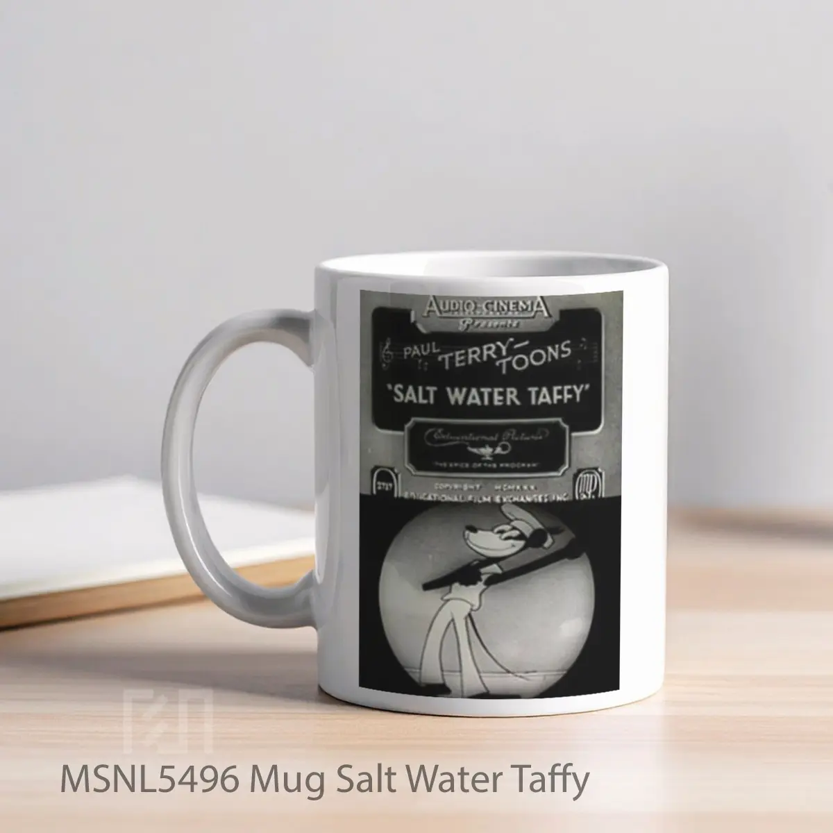 Mug Salt Water Taffy Gelas Keramik Tema Film MSNL5496 - Tampak Kiri