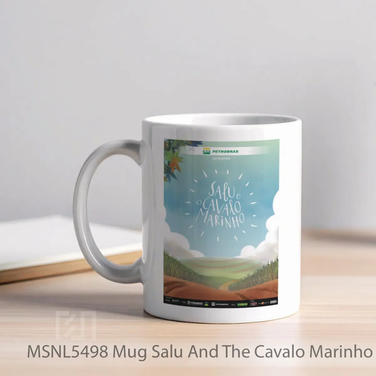 Mug Salu And The Cavalo Marinho Gelas Keramik Tema Film MSNL5498 - Tampak Kiri