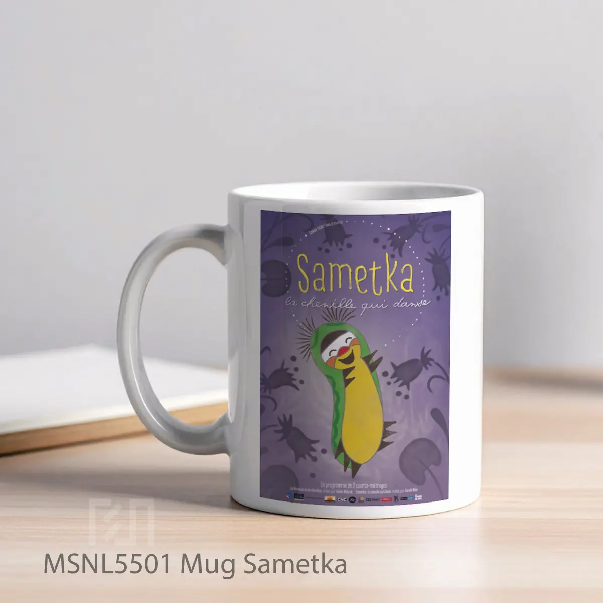 Mug Sametka Gelas Keramik Tema Film MSNL5501 - Tampak Kiri