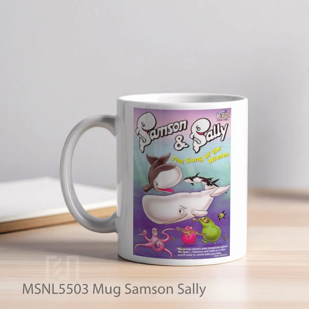 Mug Samson Sally Gelas Keramik Tema Film MSNL5503 - Tampak Kiri