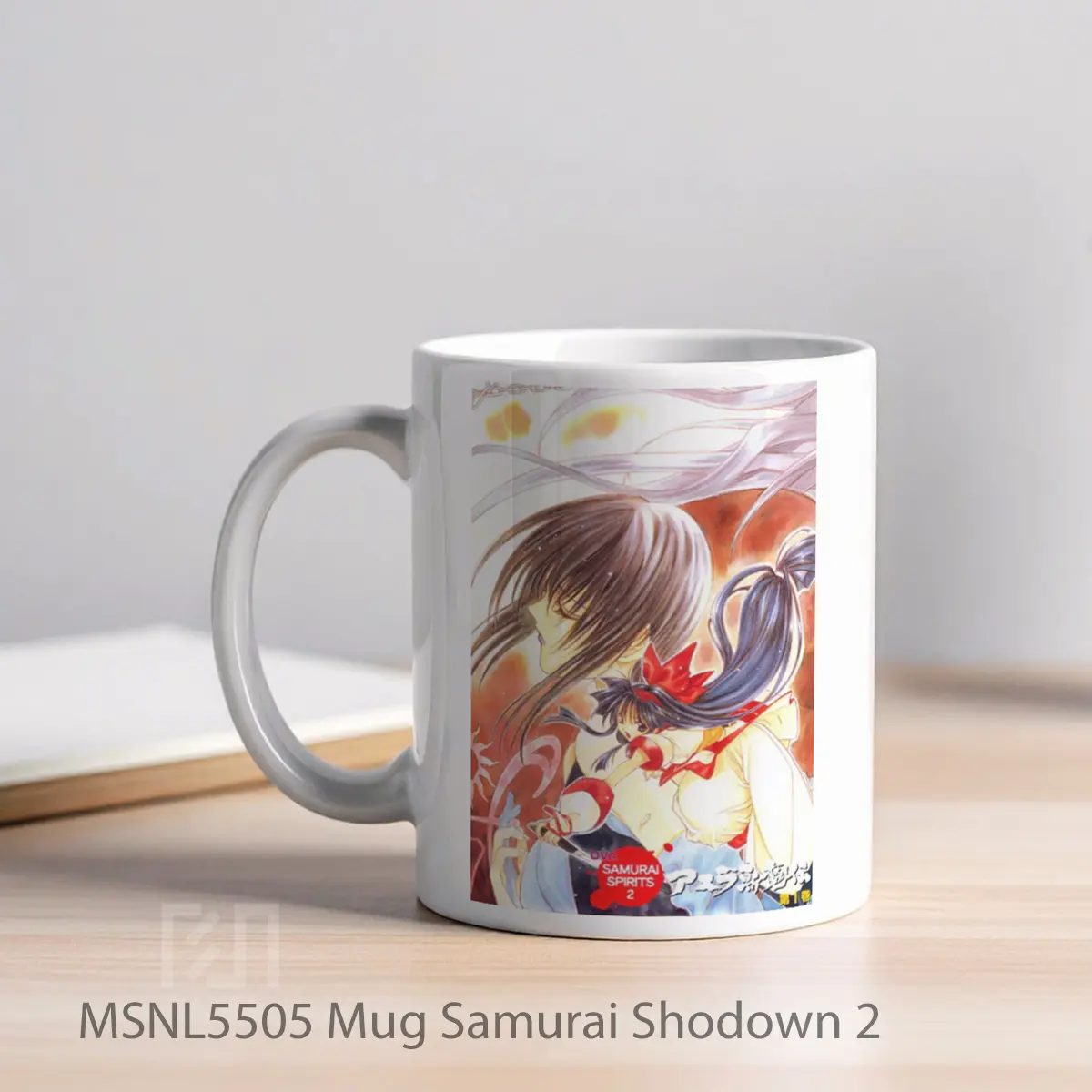 Mug Samurai Shodown 2 Gelas Keramik Tema Film MSNL5505 - Tampak Kiri
