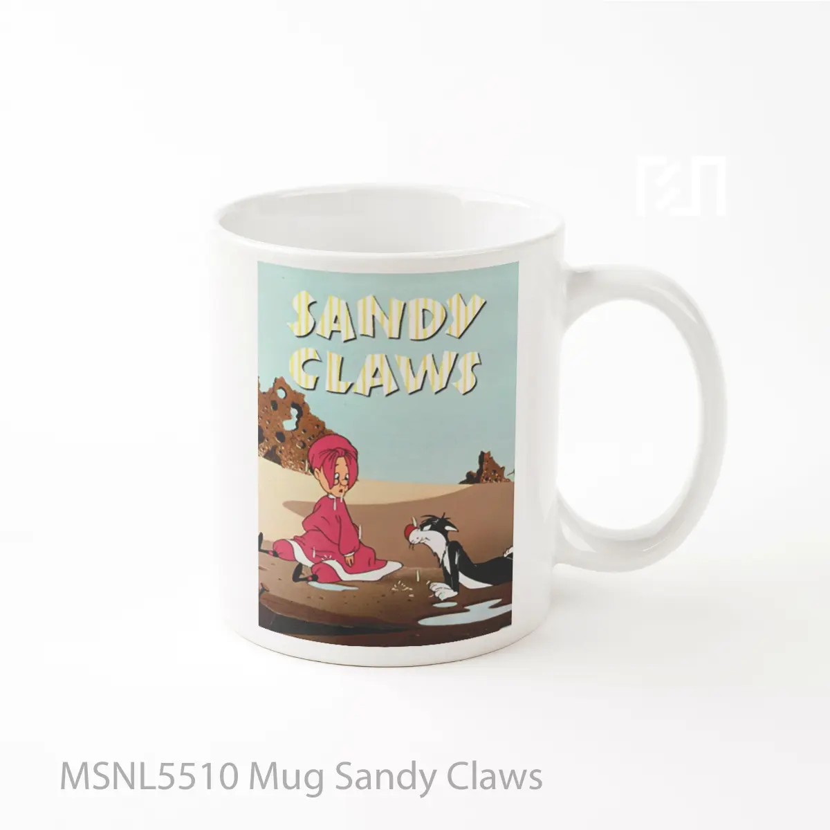 Mug Sandy Claws Gelas Keramik Tema Film MSNL5510