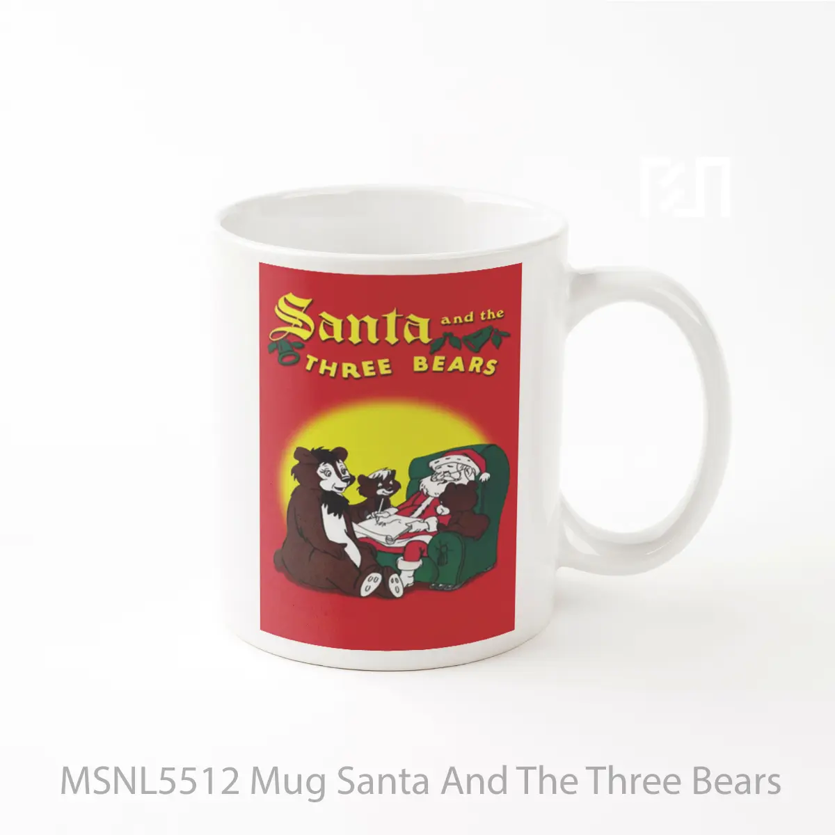 Mug Santa And The Three Bears Gelas Keramik Tema Film MSNL5512