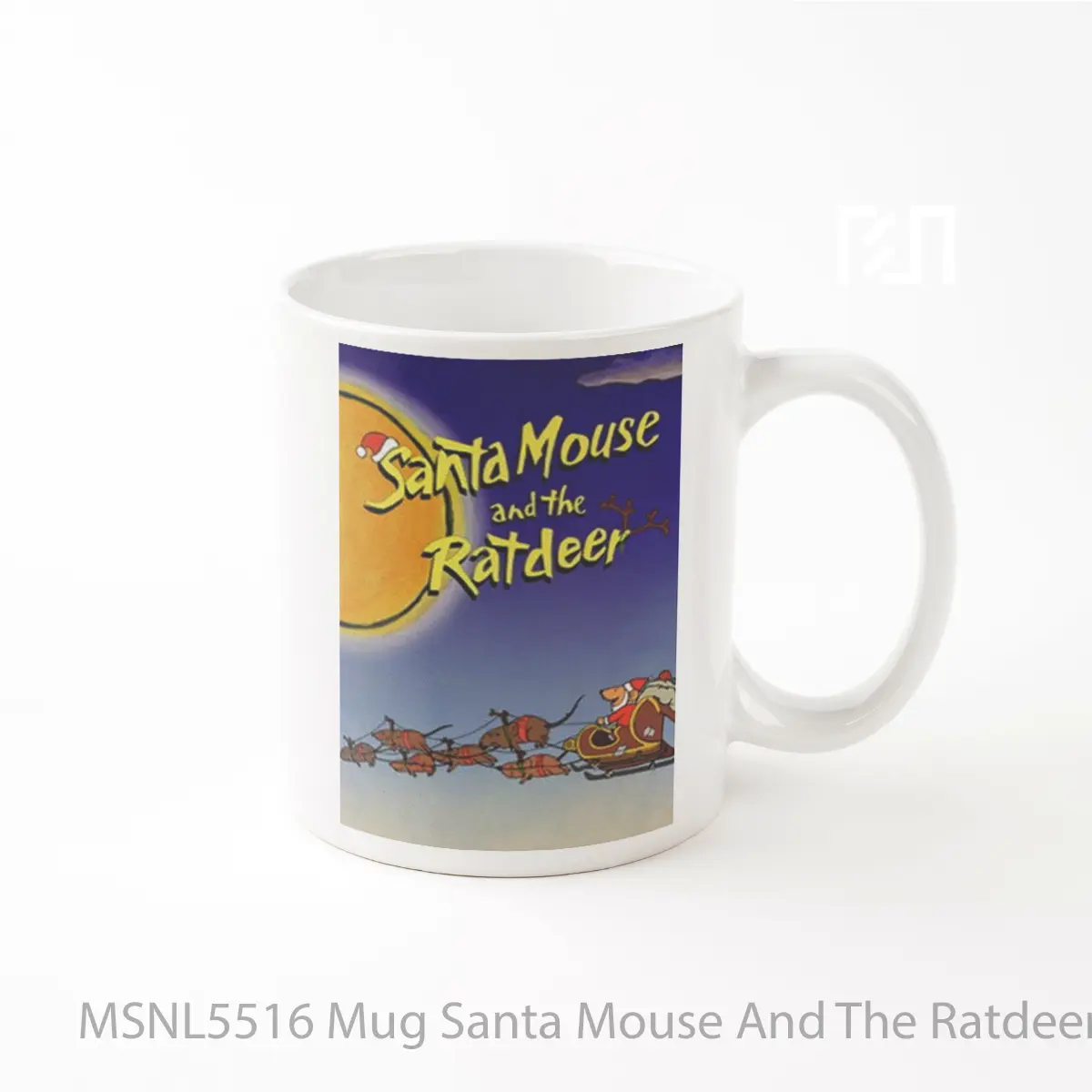 Mug Santa Mouse And The Ratdeer Gelas Keramik Tema Film MSNL5516
