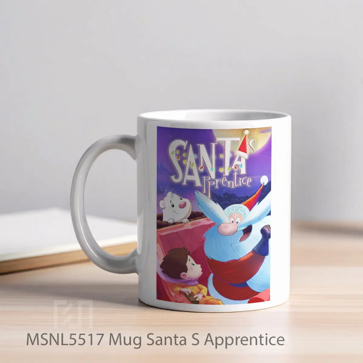 Mug Santa S Apprentice Gelas Keramik Tema Film MSNL5517 - Tampak Kiri