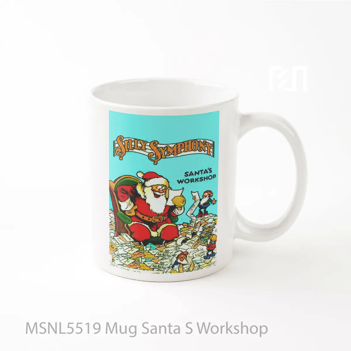 Mug Santa S Workshop Gelas Keramik Tema Film MSNL5519
