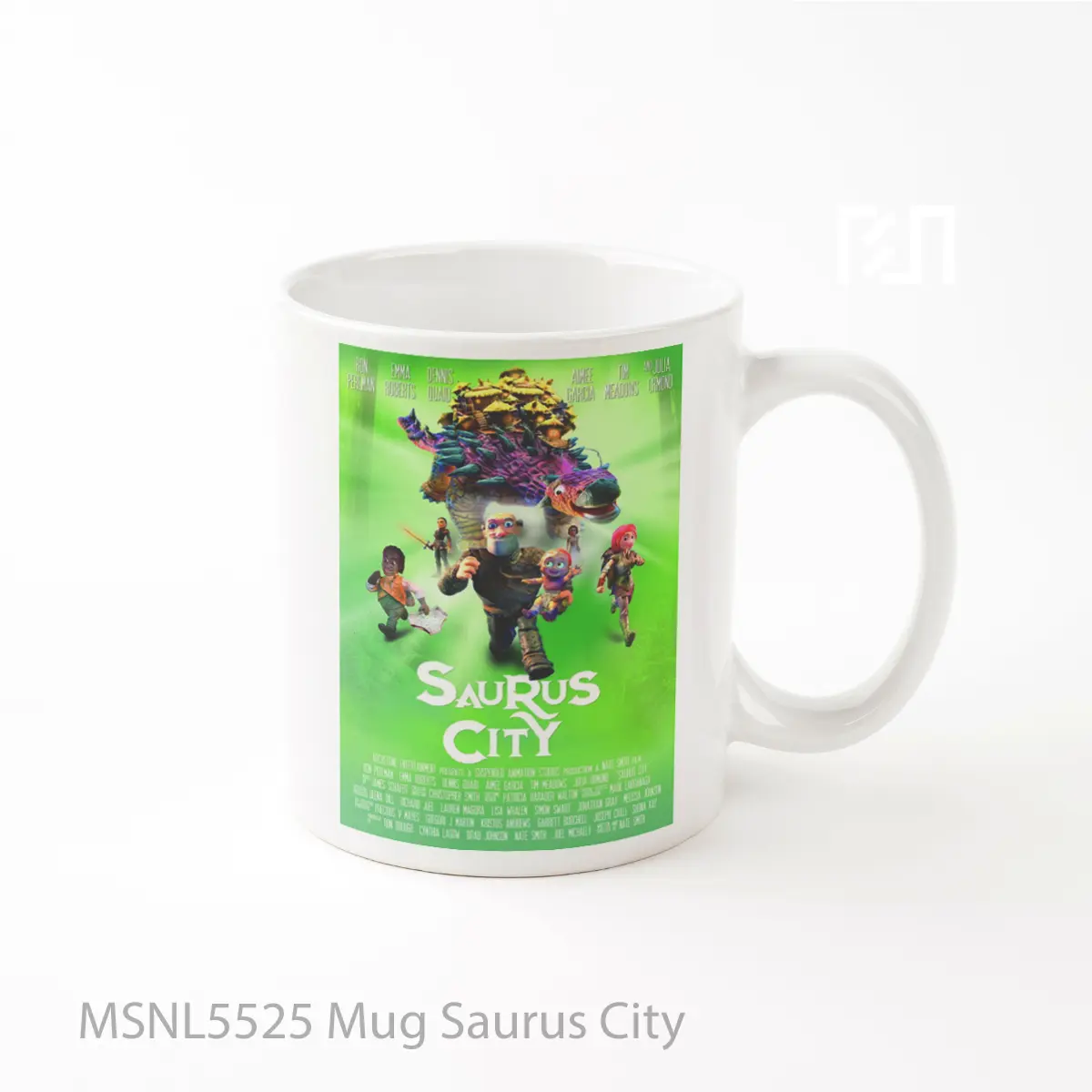 Mug Saurus City Gelas Keramik Tema Film MSNL5525