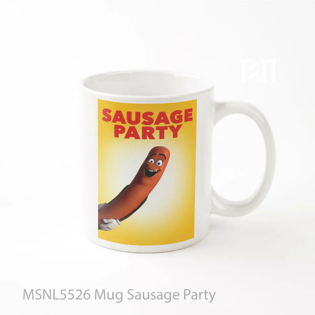Mug Sausage Party Gelas Keramik Tema Film MSNL5526