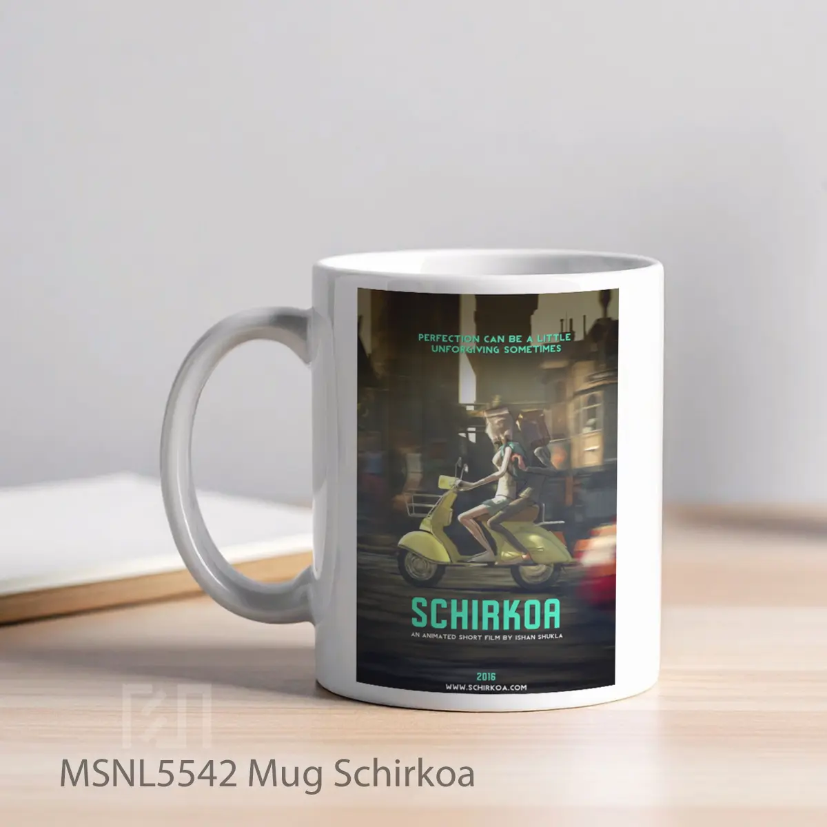 Mug Schirkoa Gelas Keramik Tema Film MSNL5542 - Tampak Kiri