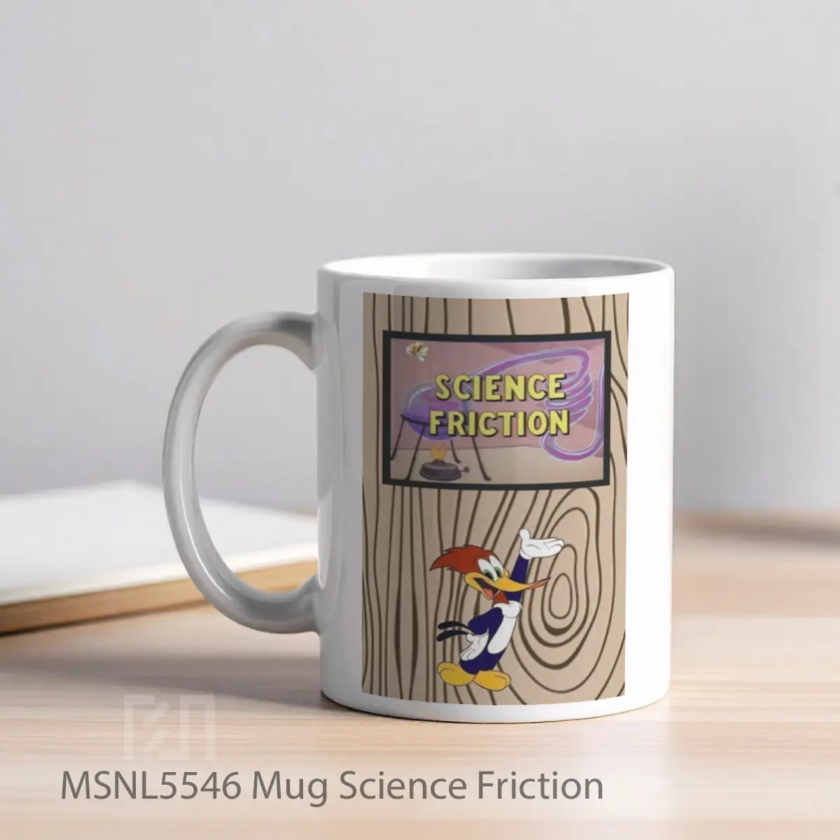 Mug Science Friction Gelas Keramik Tema Film MSNL5546 - Tampak Kiri