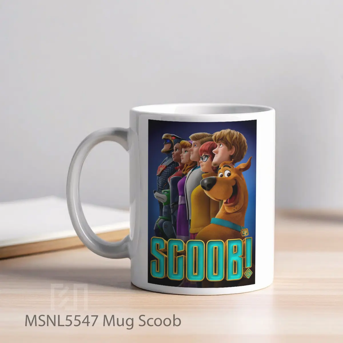 Mug Scoob Gelas Keramik Tema Film MSNL5547 - Tampak Kiri