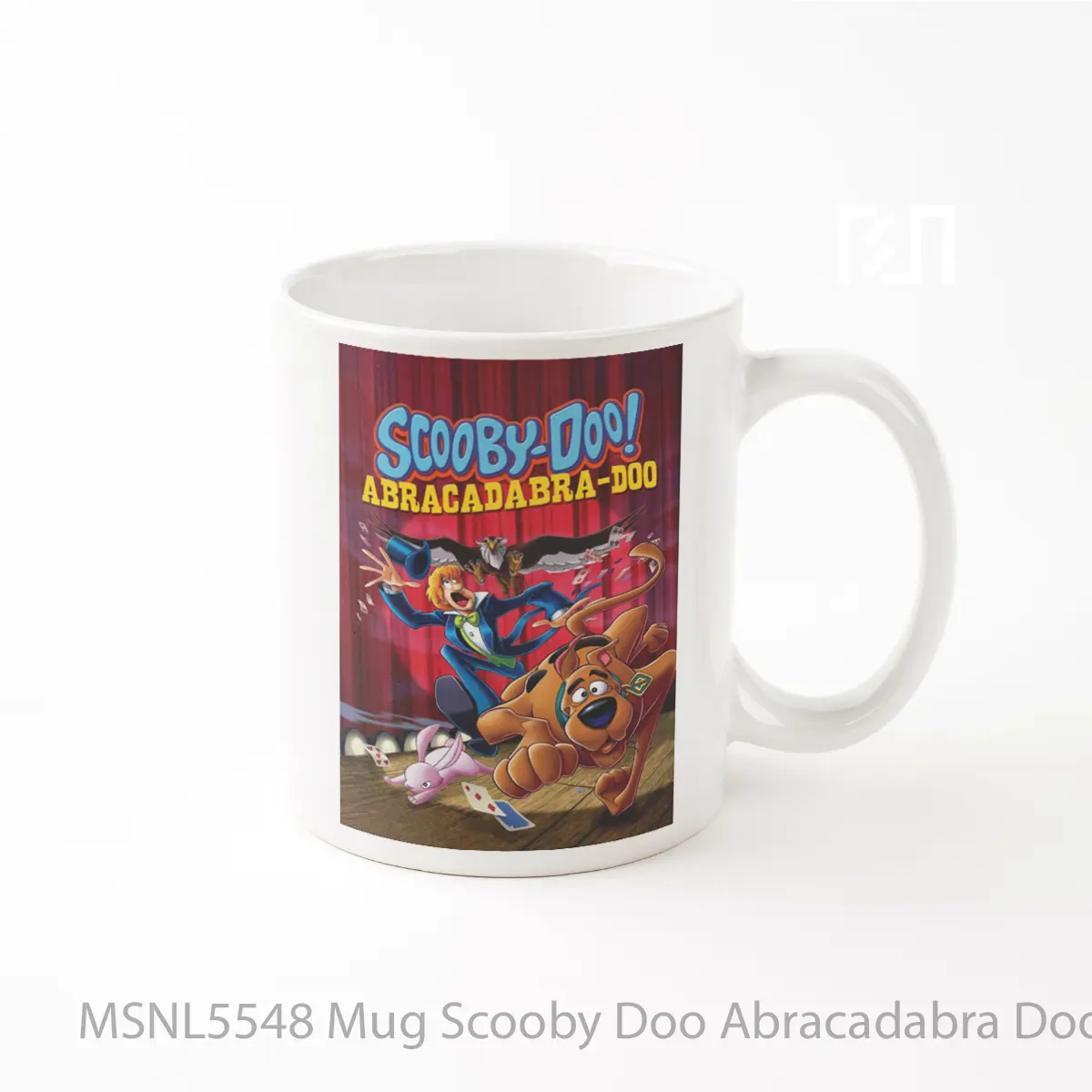 Mug Scooby Doo Abracadabra Doo Gelas Keramik Tema Film MSNL5548
