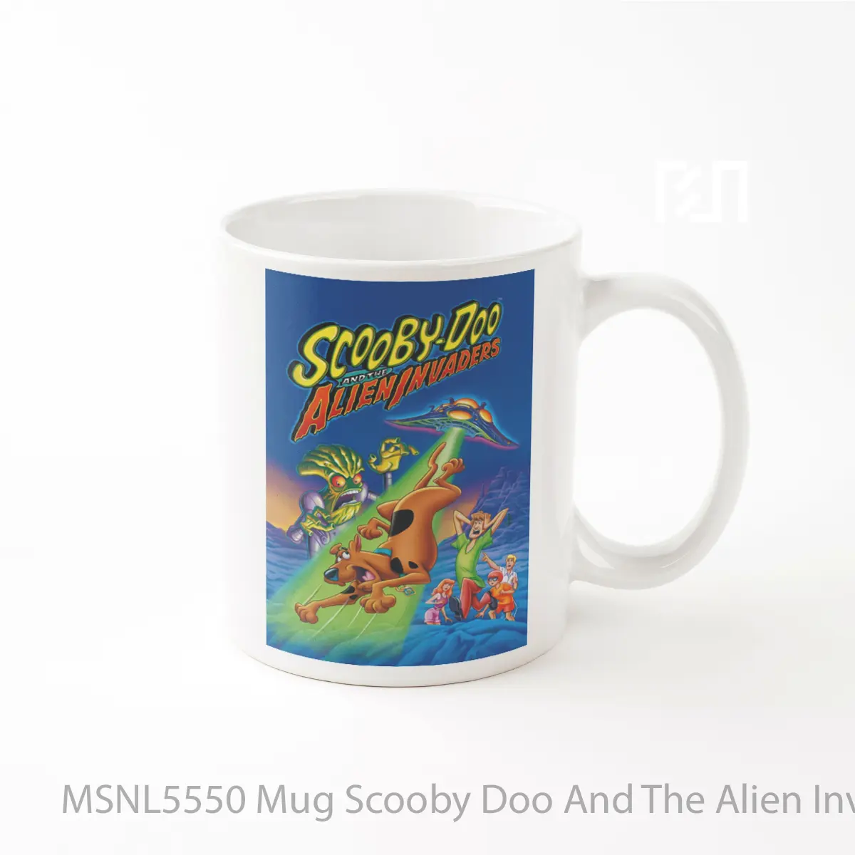 Mug Scooby Doo And The Alien Invaders Gelas Keramik Tema Film MSNL5550