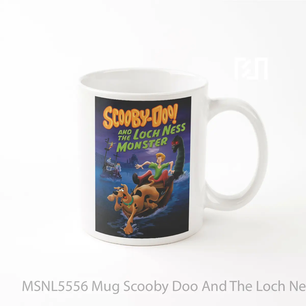 Mug Scooby Doo And The Loch Ness Monster Gelas Keramik Tema Film MSNL5556