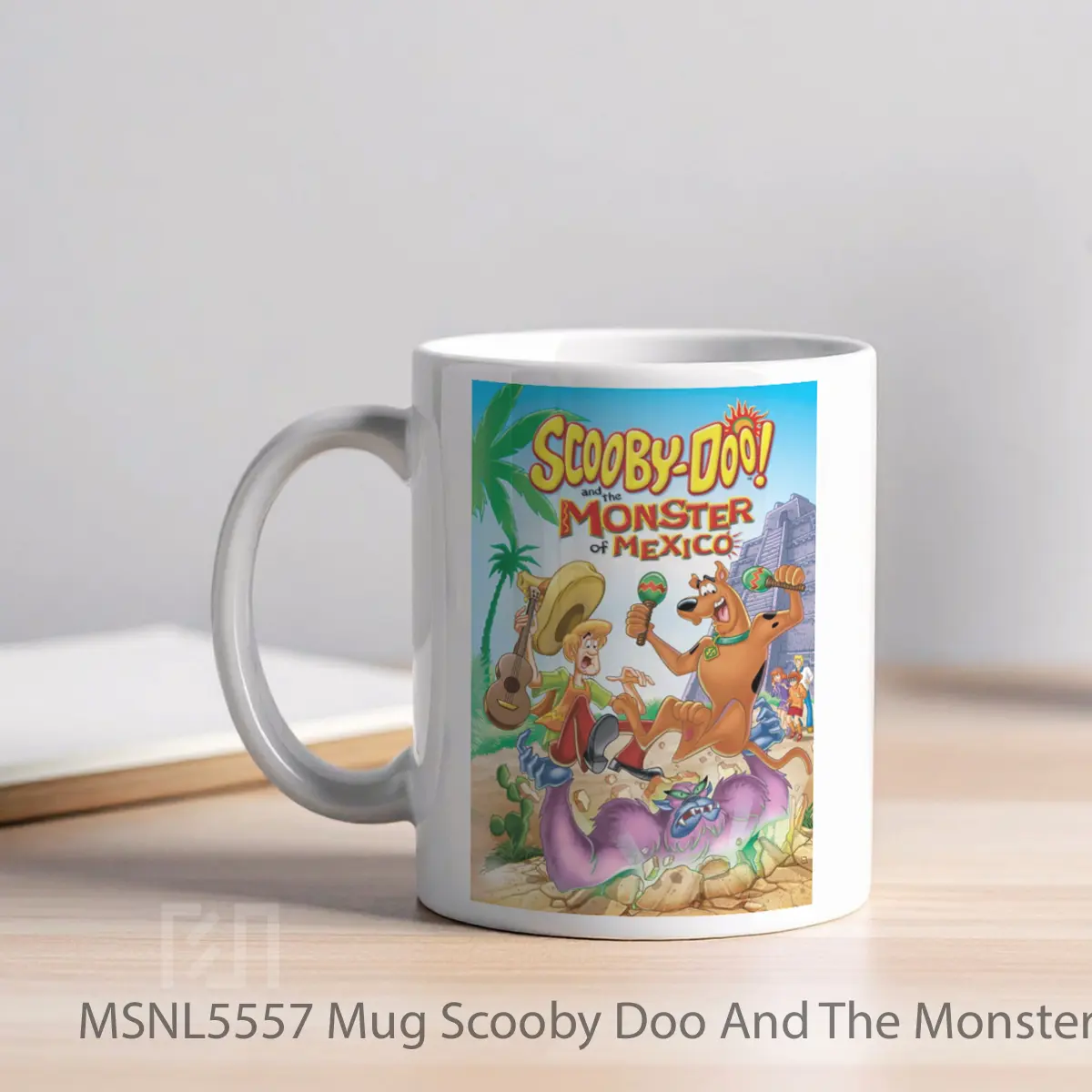 Mug Scooby Doo And The Monster Of Mexico Gelas Keramik Tema Film MSNL5557 - Tampak Kiri