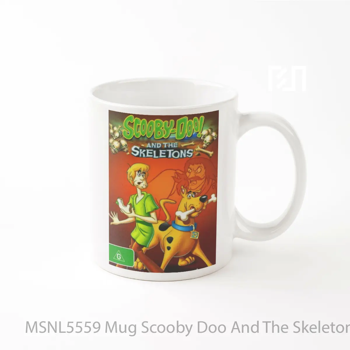 Mug Scooby Doo And The Skeletons Gelas Keramik Tema Film MSNL5559