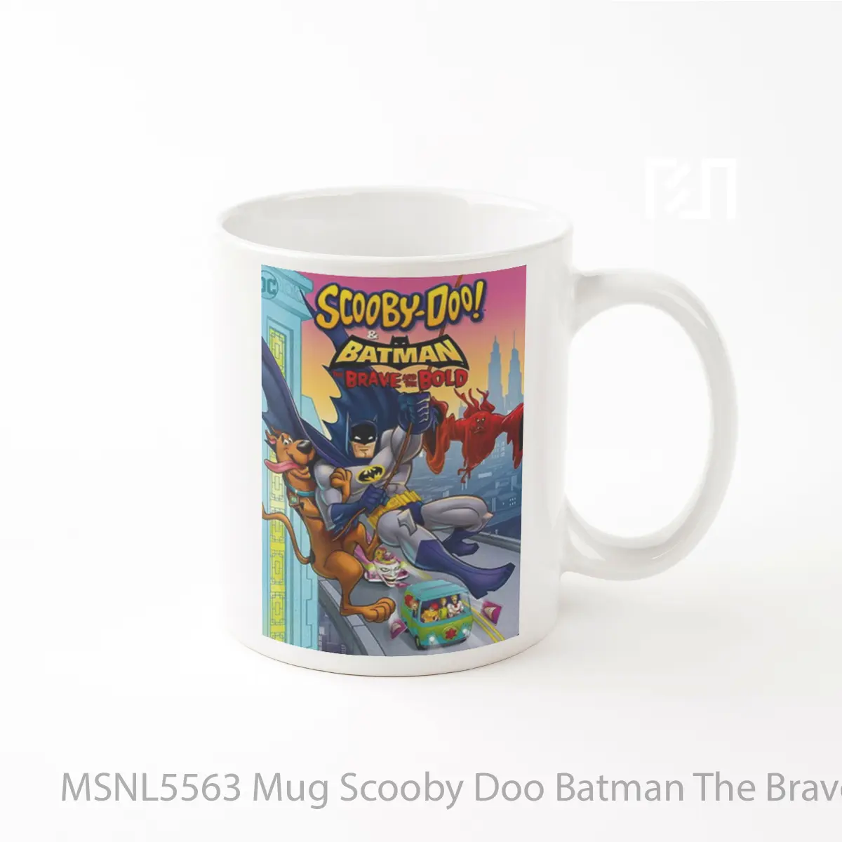 Mug Scooby Doo Batman The Brave And The Bold Gelas Keramik Tema Film MSNL5563