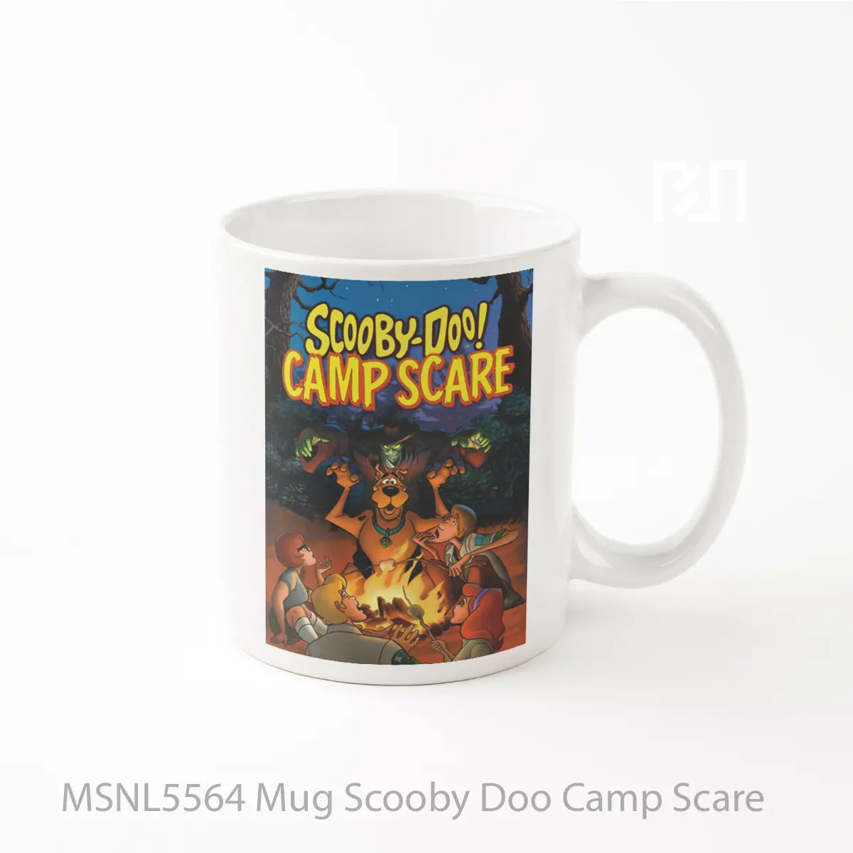 Mug Scooby Doo Camp Scare Gelas Keramik Tema Film MSNL5564