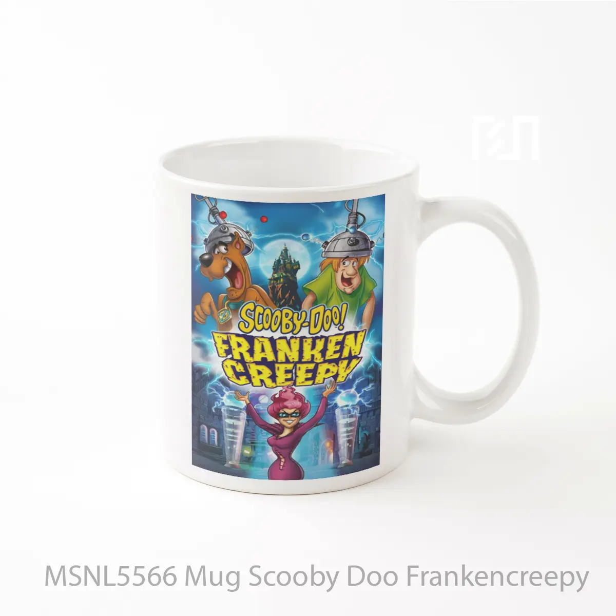 Mug Scooby Doo Frankencreepy Gelas Keramik Tema Film MSNL5566