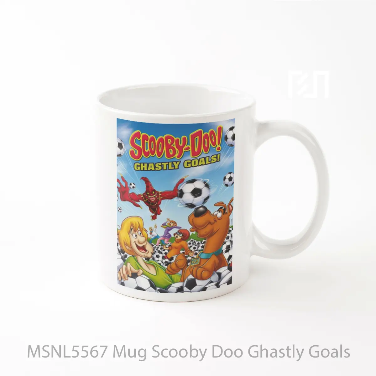 Mug Scooby Doo Ghastly Goals Gelas Keramik Tema Film MSNL5567