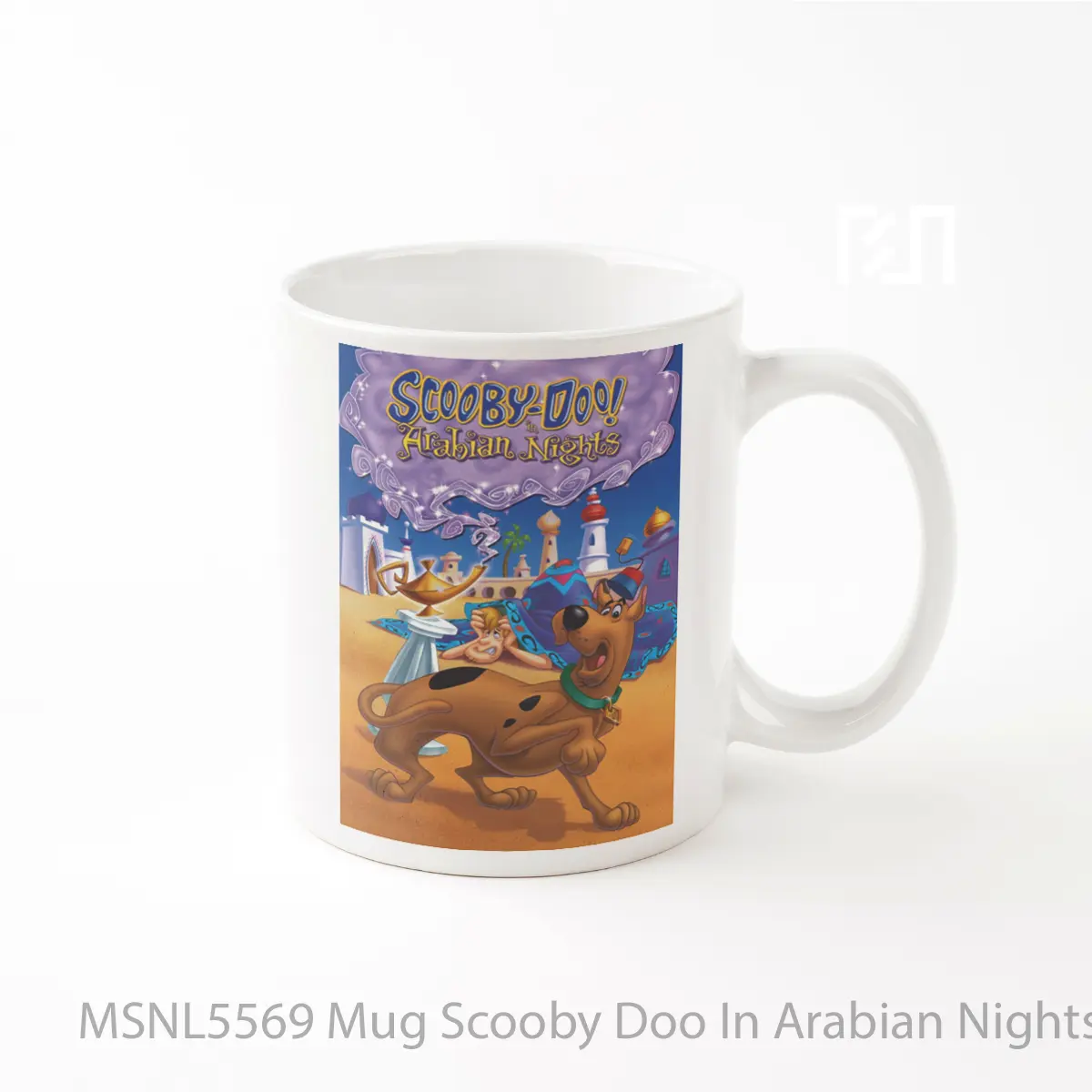 Mug Scooby Doo In Arabian Nights Gelas Keramik Tema Film MSNL5569