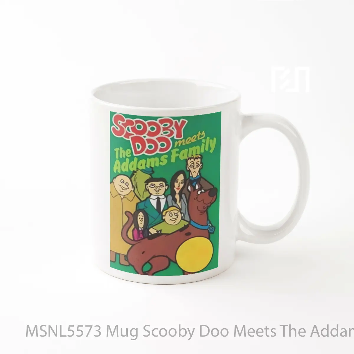 Mug Scooby Doo Meets The Addams Family Gelas Keramik Tema Film MSNL5573