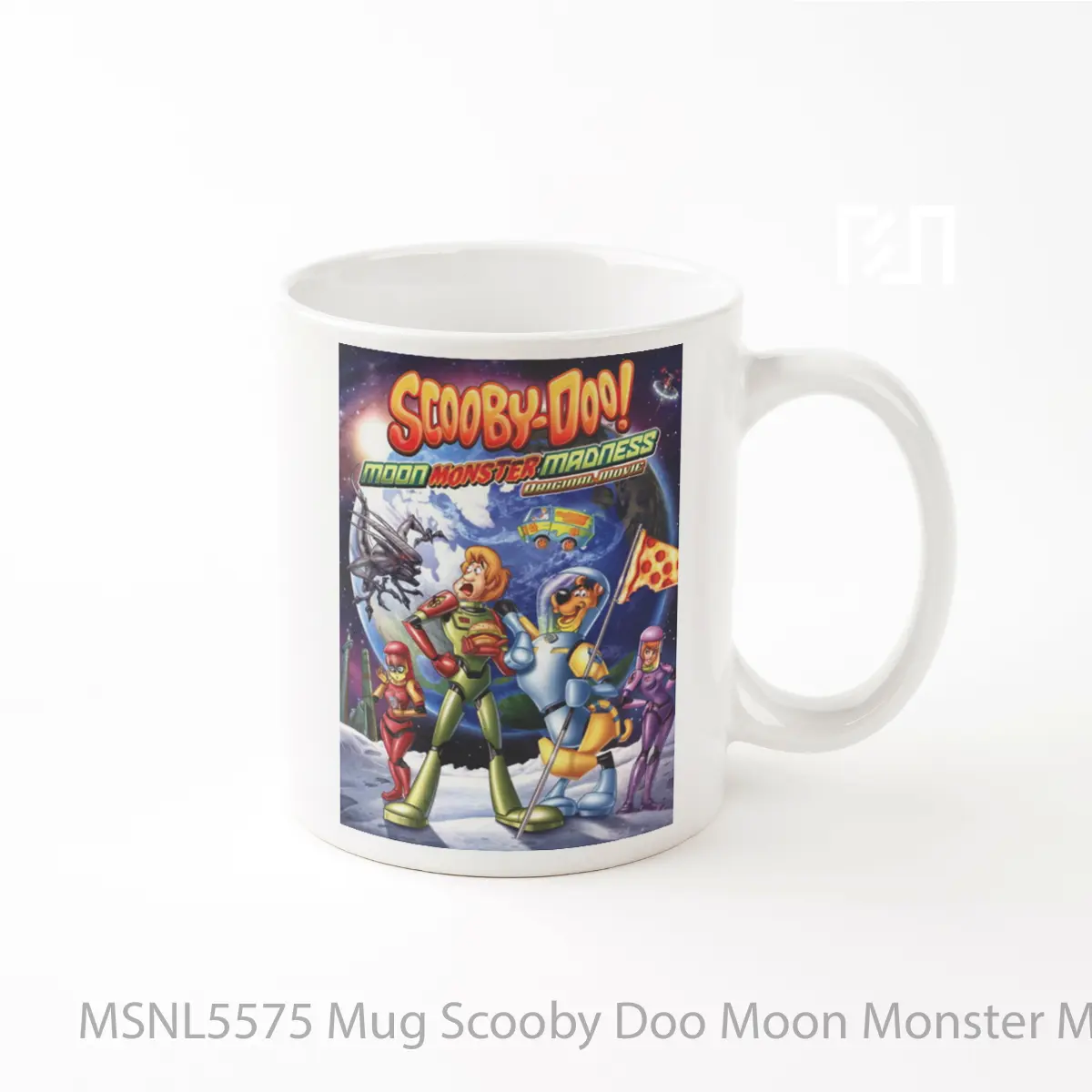 Mug Scooby Doo Moon Monster Madness Gelas Keramik Tema Film MSNL5575