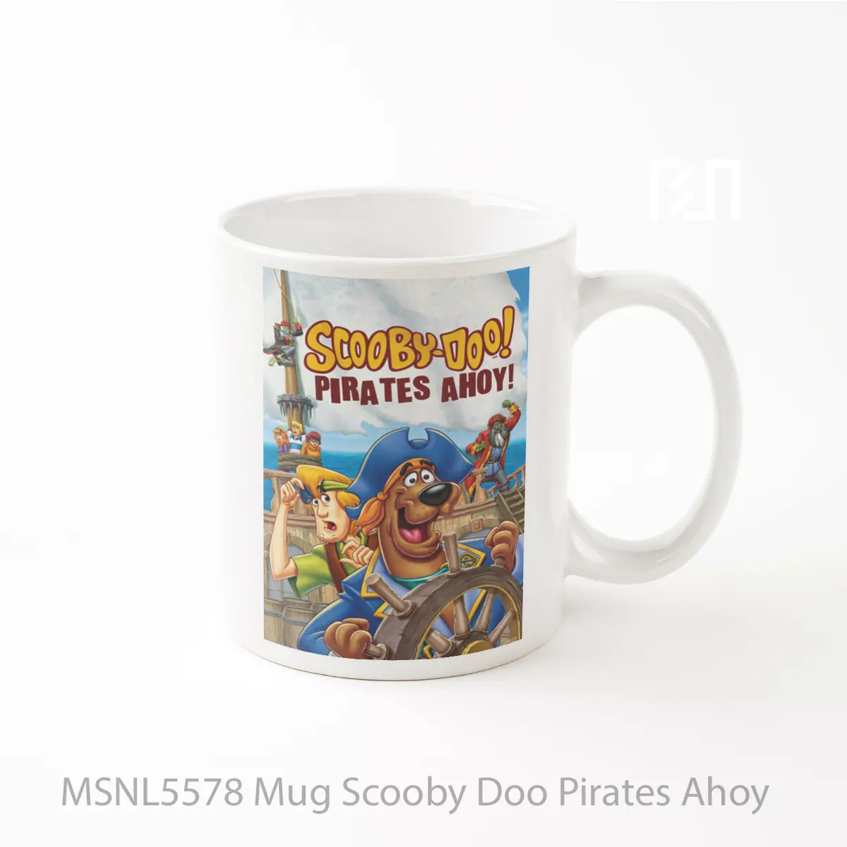 Mug Scooby Doo Pirates Ahoy Gelas Keramik Tema Film MSNL5578