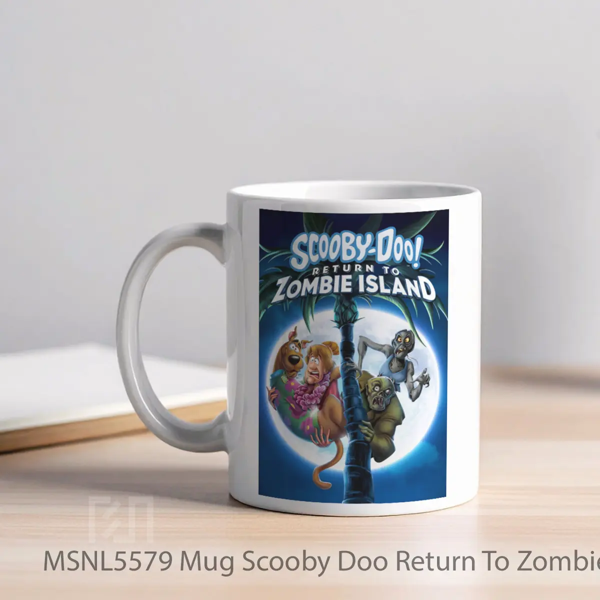Mug Scooby Doo Return To Zombie Island Gelas Keramik Tema Film MSNL5579 - Tampak Kiri