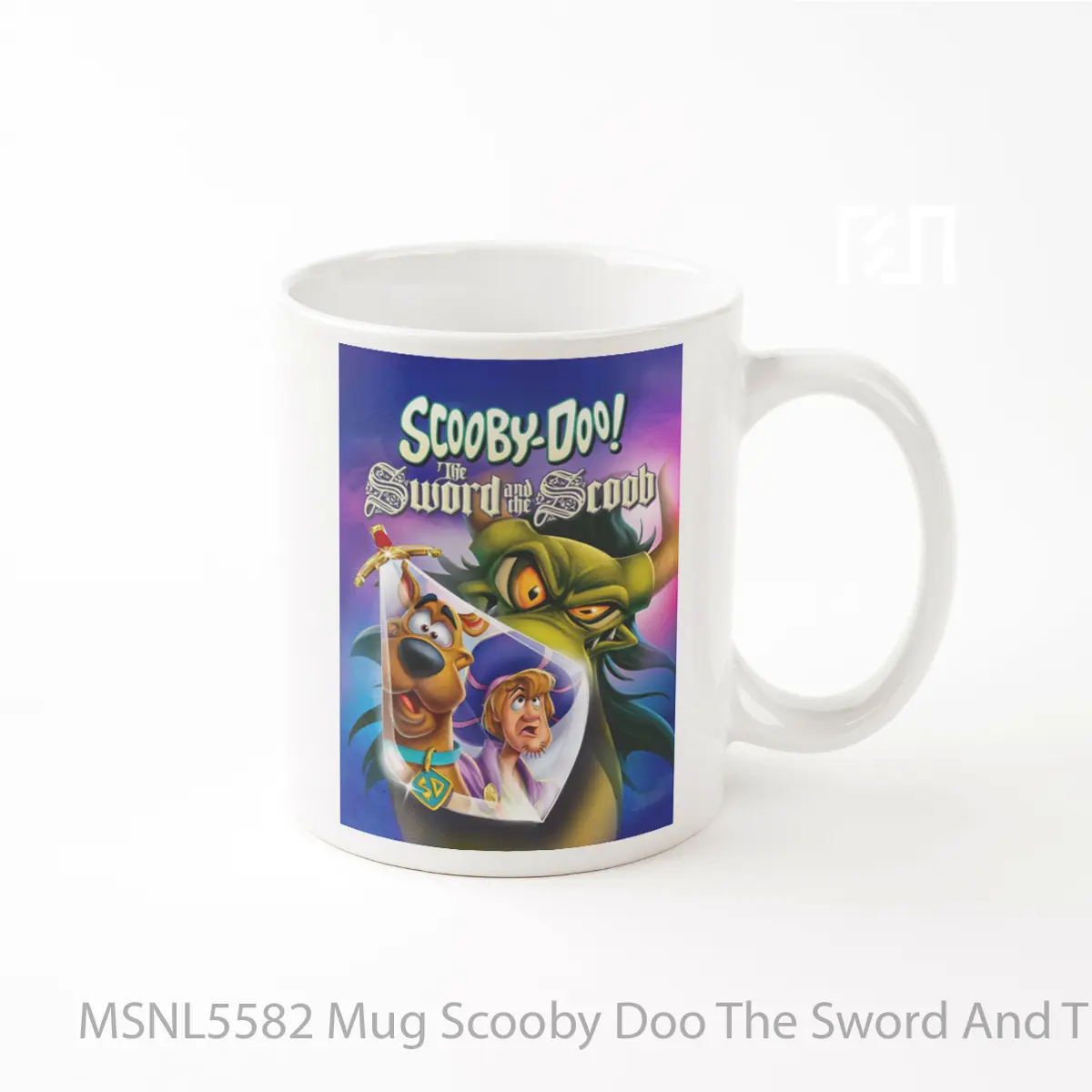 Mug Scooby Doo The Sword And The Scoob Gelas Keramik Tema Film MSNL5582